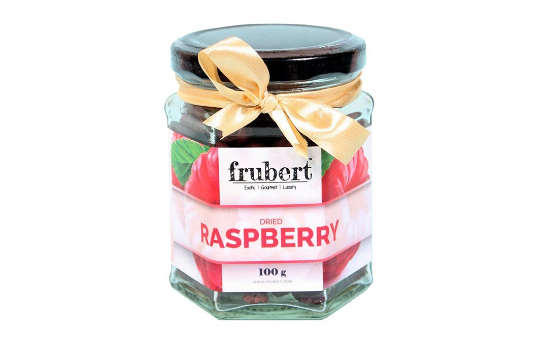Frubert Dried Raspberry    Glass Jar  100 grams